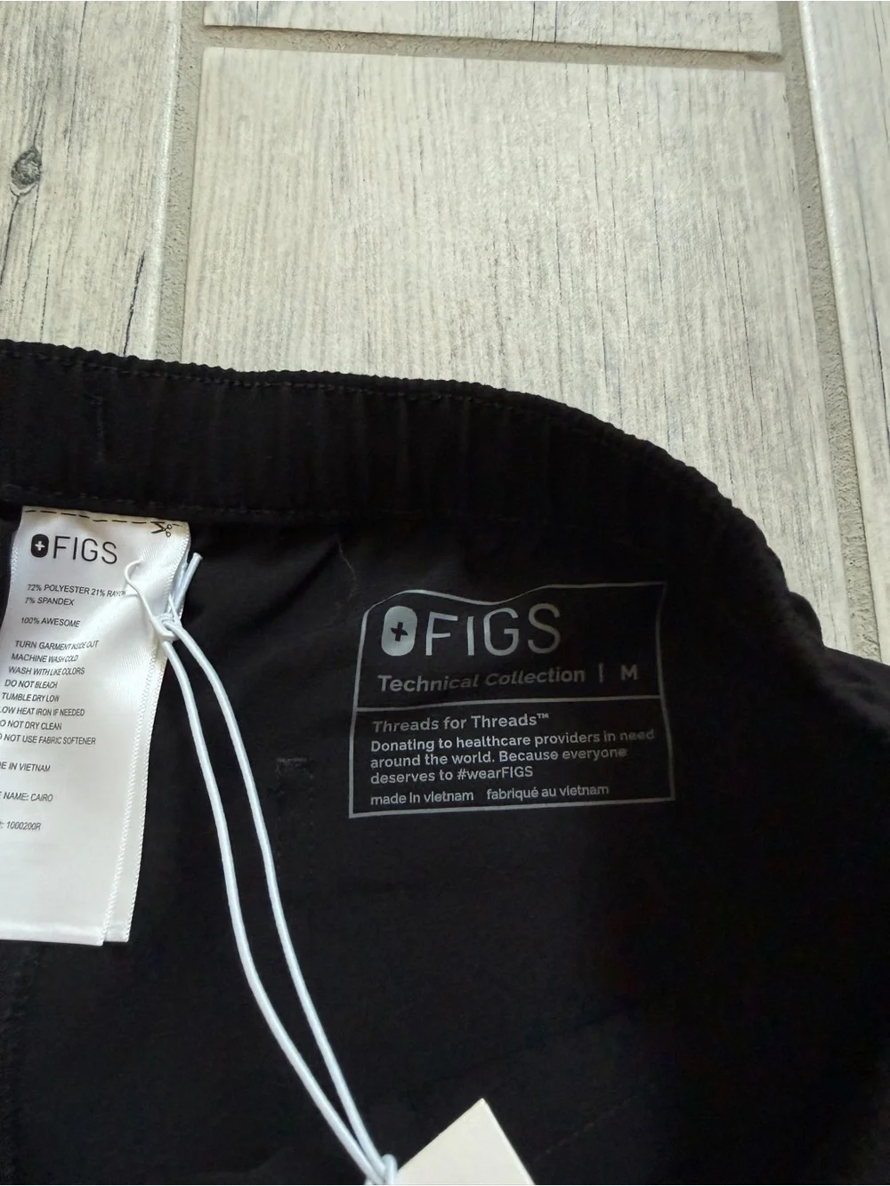 Figs Cairo Straight-Leg Scrub Pant regular length.